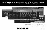 KORG Legacy Collection Installation guide