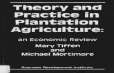 Theory and Practice in Plantation Agriculture - AWS
