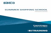 SUMMER SHIPPING SCHOOL - Bimco