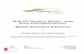 ni 43-101 technical report - jiama phase 2 expansion project ...