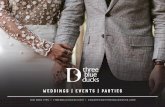 WEDDINGS | EVENTS | PARTIES - Three Blue Ducks