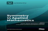 Symmetry in Applied Mathematics - MDPI