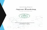 Quarterly Report on Agent Banking: October-December 2021