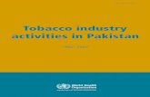 Tobacco industry activities in Pakistan