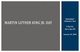 Martin Luther King Jr., Day
