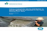 Fishery productivity and its contribution to overall agricultural ...