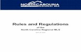 Rules and Regulations - North Carolina Regional MLS