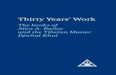 Thirty Years' Work - Lucis Trust