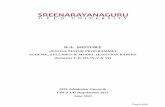 B.A. HISTORY - Sreenarayanaguru Open University