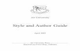 Style and Author Guide - Canvas@VT