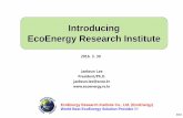 Introducing EcoEnergy Research Institute