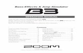 OPERATION MANUAL - | ZOOM