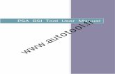 PSA BSI Tool User Manual - AutoOBDtool