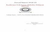 Annual Report 2018-19 - Government Post Graduate College