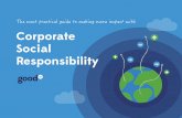 Corporate Social Responsibility - GoodUp