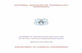 Chemical Engineering - NIT Warangal
