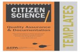 Templates for Citizen Science Quality Assurance and ...