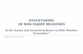 STOCKTAKING OF NON-TARIFF MEASURES