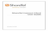 ShoreTel Connect Client User Guide - HubSpot