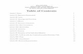 Table of Contents - Baseline - Campus Labs