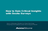 How to Gain Critical Insights with Onsite Surveys - AccuStore