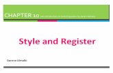 Style and Register