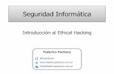 Seguridad Informática Introducción al Ethical Hacking