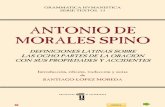 Antonio de Morales Spino. Definiciones latinas sobre las ocho ...
