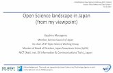 Open Science landscape in Japan (from my viewpoint)