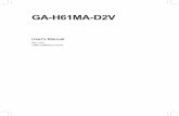 GA-H61MA-D2V - Gigabyte