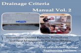 Drainage Criteria Manual Vol. 2 | Colorado Springs