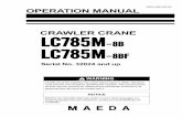 OPERATION MANUAL CRAWLER CRANE - Kranlyft