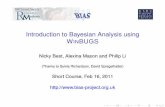 Introduction to Bayesian Analysis using WinBUGS