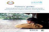 Trainers' guide: - UNICEF