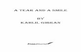 A Tear and a Smile By Kahlil Gibran