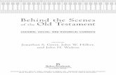 Behind the Scenes of the Old Testament