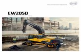 Volvo Brochure Wheeled Excavator EW205D English
