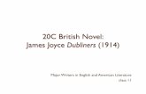 20C British Novel: James Joyce Dubliners (1914)