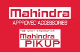APPROVED ACCESSORIES - Mahindra Vaal