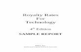 Royalty Rates For Technology