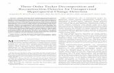 Three-Order Tucker Decomposition and Reconstruction ...