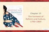 Chapter 15 The Ferment of Reform and Culture, 1790–1860