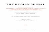 THE ROMAN MISSAL