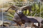 NEVADA DEPARTMENT OF WILDLIFE