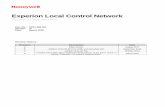 Experion Local Control Network - Technical Specification