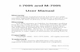 I-7005 and M-7005 User Manual - ICP DAS