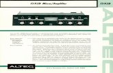 1592B Mixer/Amplifier - Altec Info Page