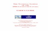 the national sample - 1901 census of canada user's guide