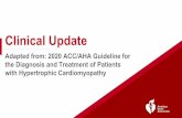 Hypertrophic Cardiomyopathy Clinical Update Slides