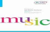 Set Works Analyses - Music - CCEA